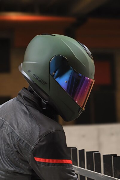 LS2 STROBE 2 MAT YEŞİL KASK