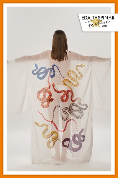 Eda Taşpınar Caftan Serpent TEKS-00051