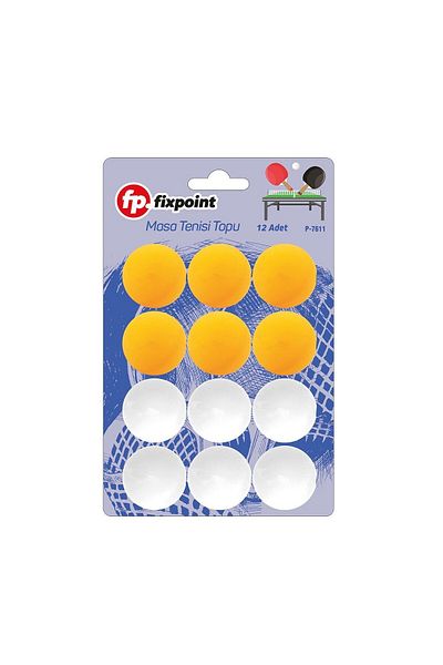 FixPoint كرة تنس الطاولة 12 حزمة FixPoint P-7611