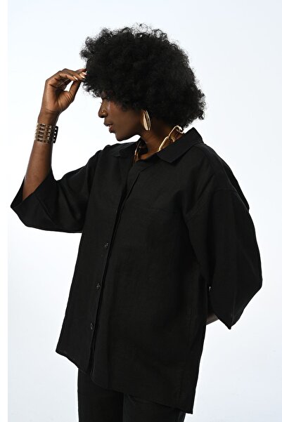 Orfeo Negro WOMEN'S SINGLE POCKET COMFORTABLE SHIRT