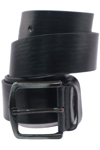 Astakos Costum pentru bărbați, fără model, negru, 3,5 cm lățime, costum de pantaloni din material clasic, centură din piele sintetică