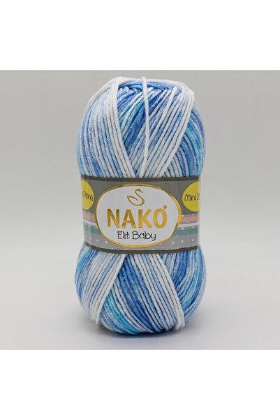NAKO Elit Baby Mini Batik Anti Pilling El Örgü İpliği - 32459 -