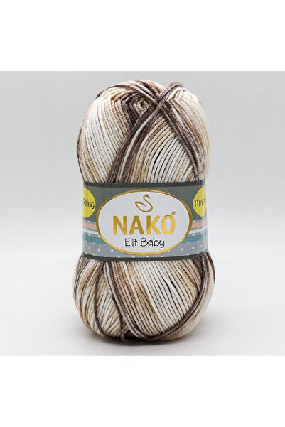 NAKO Elit Baby Mini Batik Anti Pilling El Örgü İpliği - 32426 -