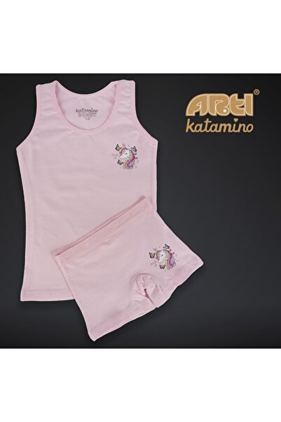 Katamino Kız Çocuk Geniş Askılı Boxer Takım