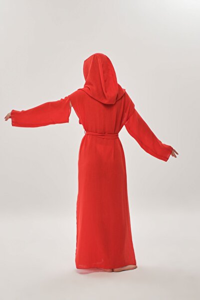 Eda Taşpınar Καφτάν με κουκούλα TEKS-00053