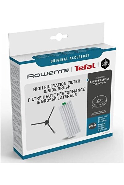 TEFAL X-plorer Series 75 S+ - مجموعة فرشاة جانبية وفلتر للمكنسة الكهربائية الذكية / ZR 185002