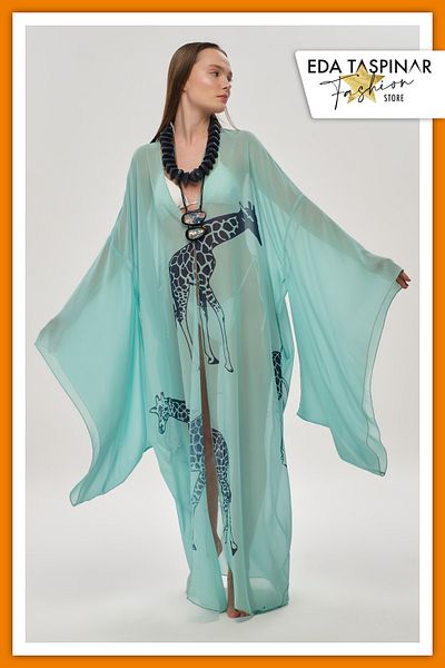 Eda Taşpınar Caftan Giraffe TEKS-00050