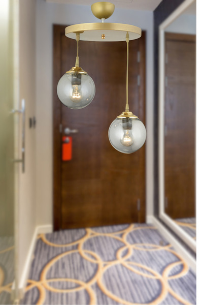 KARDELEN AYDINLATMA AVİZE Kardelen Sarkıt Tepsi Eskitme 2'li Füme  Glop  Caml...