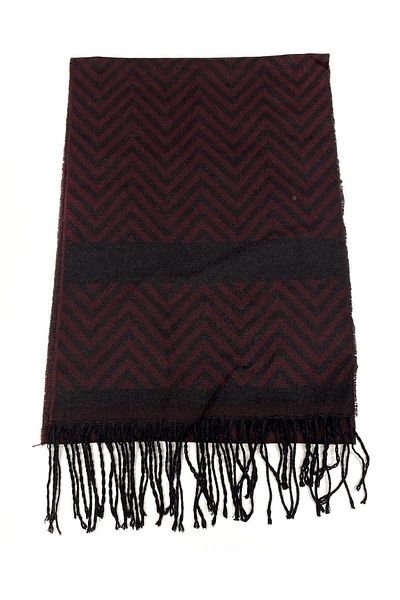 Kravatkolik Claret Red - Black Double Sided Men's Camisole K396