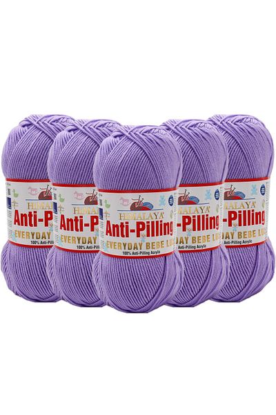 Himalaya Himalaya Everyday Bebe Lux 5 Pieces Anti Pilling Knitting - 70409 Purple