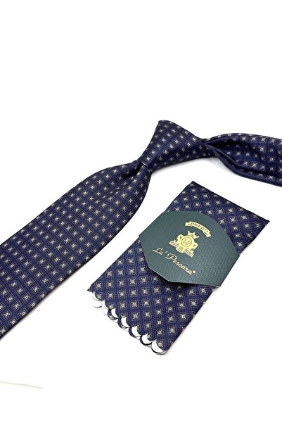 La Pescara Малка кърпичка с шарка от сливи Класическа вратовръзка KK11779