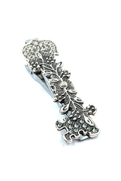 Kravatkolik Yaprak Gümüş Renk Kravat Iğnesi Kıy704