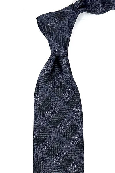 Kravatkolik Classic Tie with Smoked Sand Pattern Handkerchief KK12509