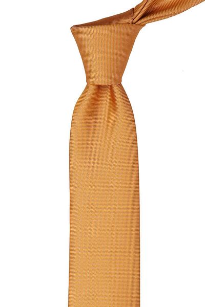 Kravatkolik Yellow Dot Pattern Slim Tie Sk7587