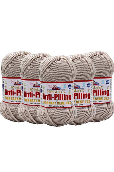 Himalaya Himalaya Everyday Bebe Lux 5 Pieces Anti Pilling Hand Knitting - 70446 Beige