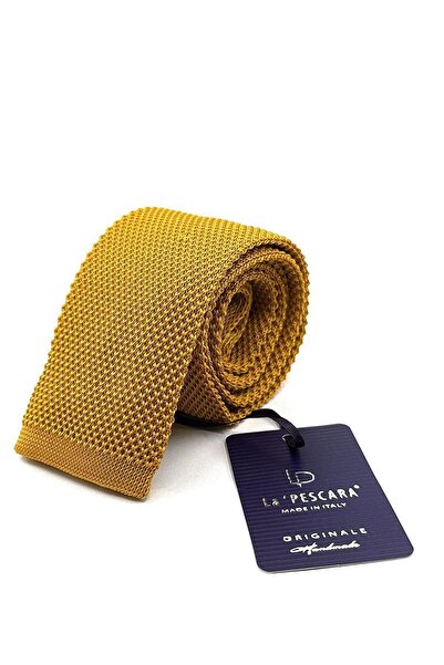 La Pescara Saffron Plain Knitted Tie Knitted 8349