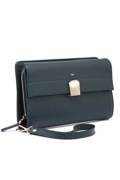 Tergan Ανδρική δερμάτινη τσάντα Portfolio Navy Blue - 2980X86