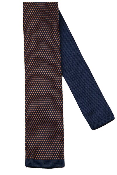 La Pescara Синьо-помаранчевий краватка в крапку 8187