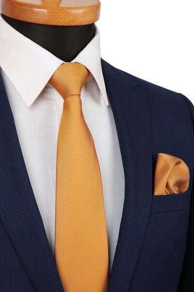 La Pescara Класическа вратовръзка с жълти точки Kk4156