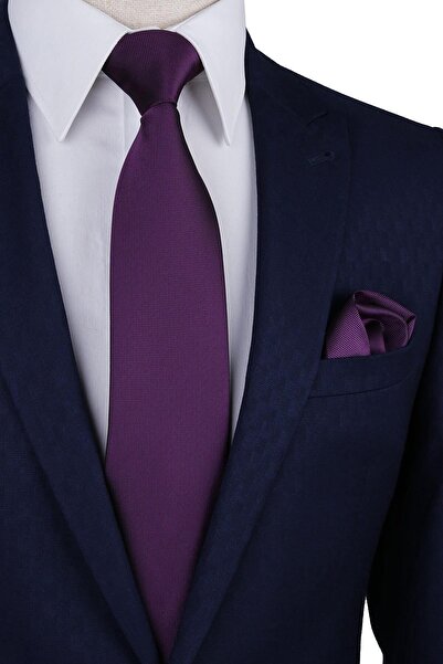 Kravatkolik Класичний краватка з фіолетовим крапчастим візерунком Kk9209
