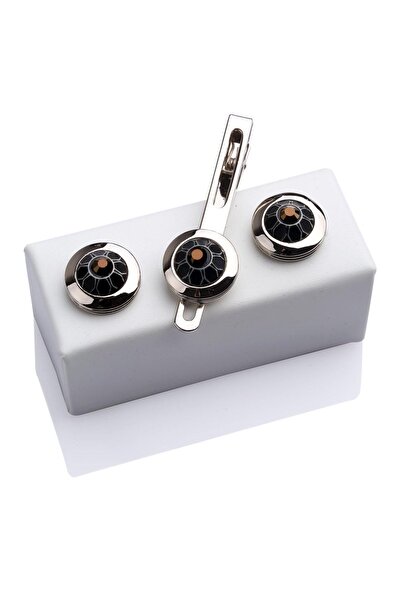 La Pescara Cufflinks and Tie Clips Set KD340