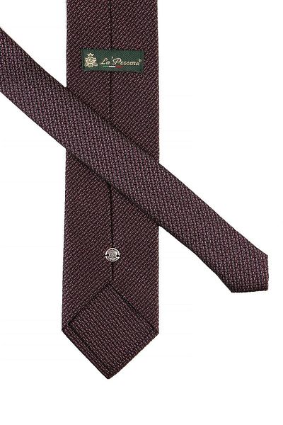 Kravatkolik Classic Tie with Black Dot Pattern Handkerchief Kk10769