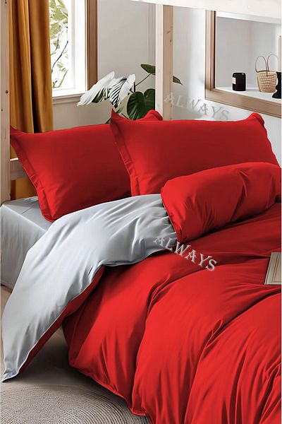 Always Double Sided Double Duvet Cover Set with Elastic Sheet