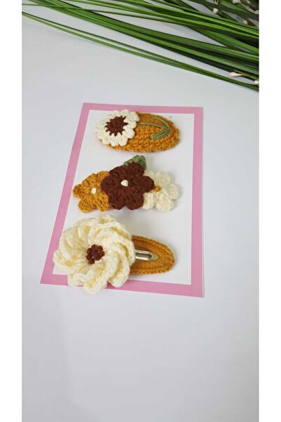 Kadın Girişimciler Atölyesi Elegance 3 piese lucrate manual - Set cu catarame...