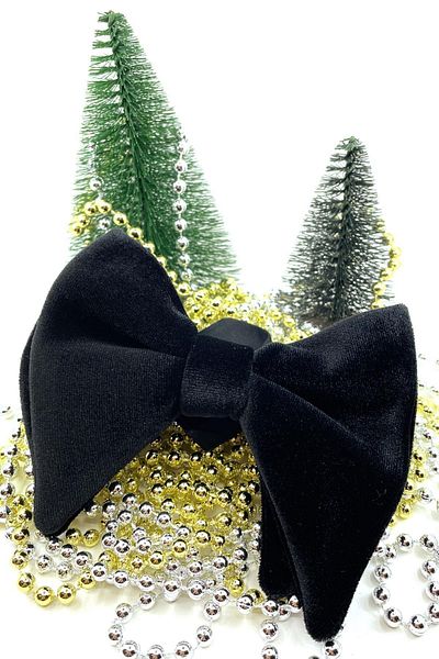 Kravatkolik Black Velvet Bow Tie P862