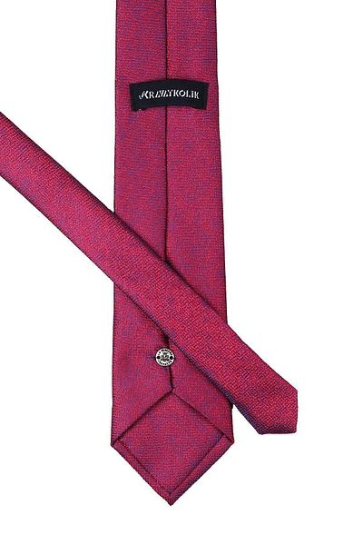 Kravatkolik Red Sand Pattern Classic Tie with Handkerchief Kk10246