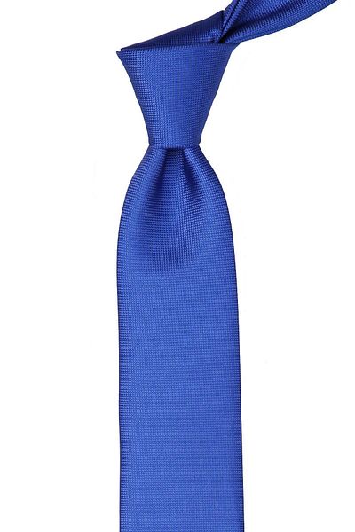 Kravatkolik Blue Dot Pattern Slim Tie Sk7589