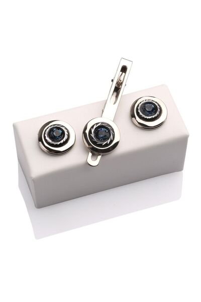 La Pescara Σετ μανικετόκουμπα και κλιπ γραβάτας KD342