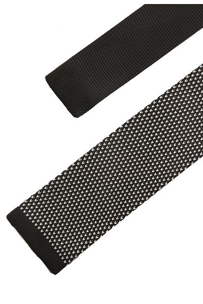 La Pescara Black - White Dotted Knitted Tie 8226
