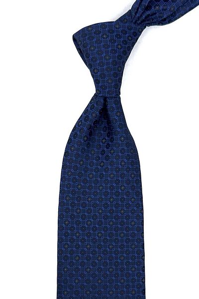 Kravatkolik Parliament Small Pattern Classic Necktie with Handkerchief KK12416