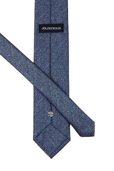 Kravatkolik Classic Tie with Green Dot Pattern Handkerchief Kk10022