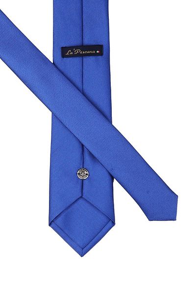 Kravatkolik Blue Dot Pattern Slim Tie Sk7589