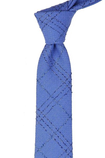 Kravatkolik Light Blue Wool Tie Sk7169