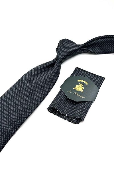 Kravatkolik Smoked Handkerchief Patterned Krasi KK12642 - Small Tie