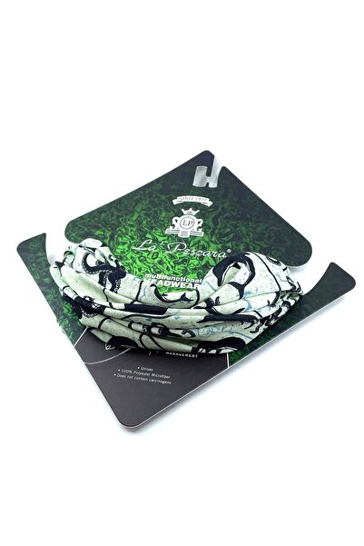 La Pescara Πράσινη μπαντάνα Dolphin & Octopus Bnd45