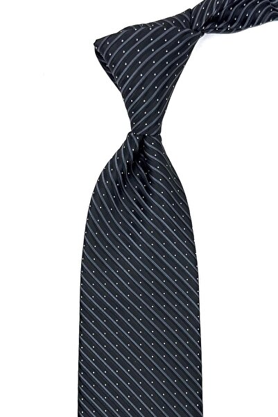 La Pescara Кърпичка с черен шарж и класическа вратовръзка KK11909