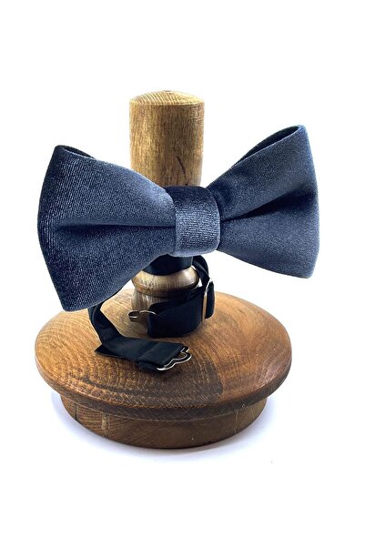 Kravatkolik Smoked Velvet Bow Tie P1687