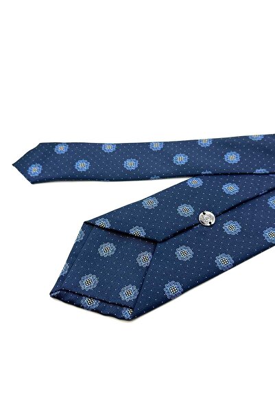 Kravatkolik Класичний краватка з синім візерунком - KK12307