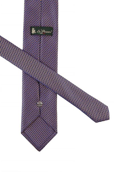 Kravatkolik Blue Yellow Dot Pattern Classic Tie with Handkerchief Kk10764