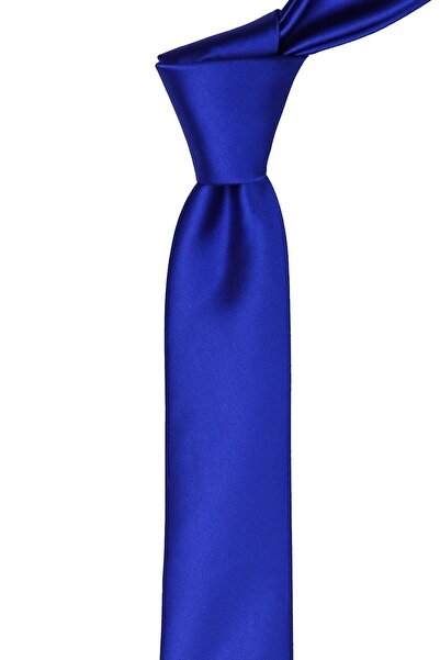 La Pescara Men's Saks Satin Plain Very Thin Tie UST03 KRVT8690002222035