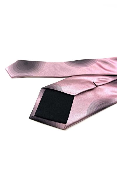 Kravatkolik Ιταλική μεταξωτή γραβάτα - Ροζ μοτίβο, IK1655