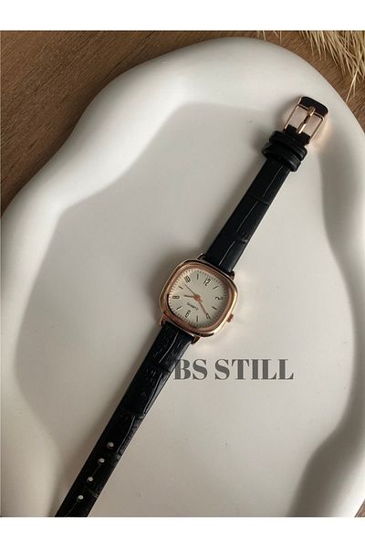 QUARTZ BS STILL minimal vintage women's wristwatch retro