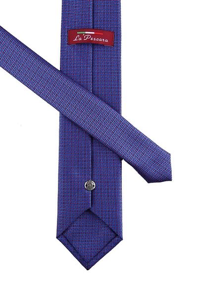 Kravatkolik Men's Blue Dot Pattern Classic Necktie with Handkerchief Kk10288
