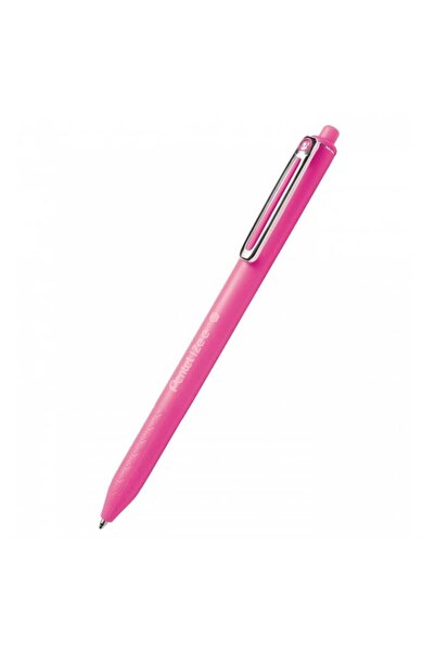 Pentel iZee Yağ Bazlı Mekanizmalı Roller Kalem 0.7 mm Pembe BX467-P