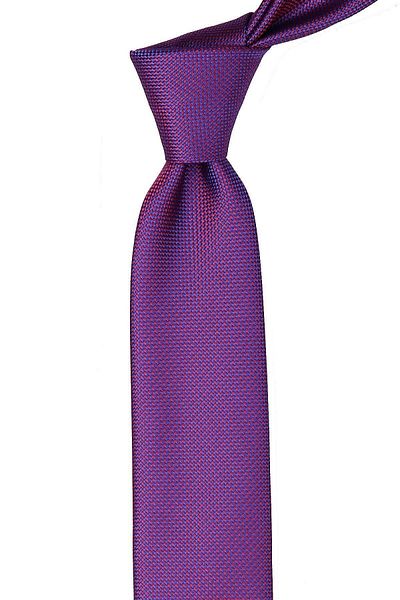Kravatkolik Navy Blue Dot Pattern Slim Tie Sk7387