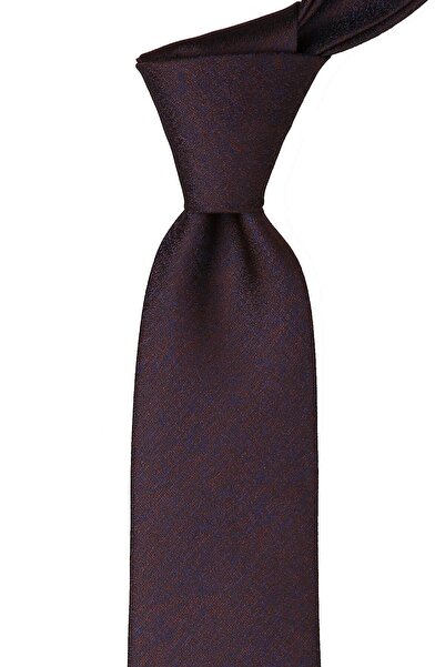 Kravatkolik Cravată clasică cu model de nisip maro batistă Kk9478